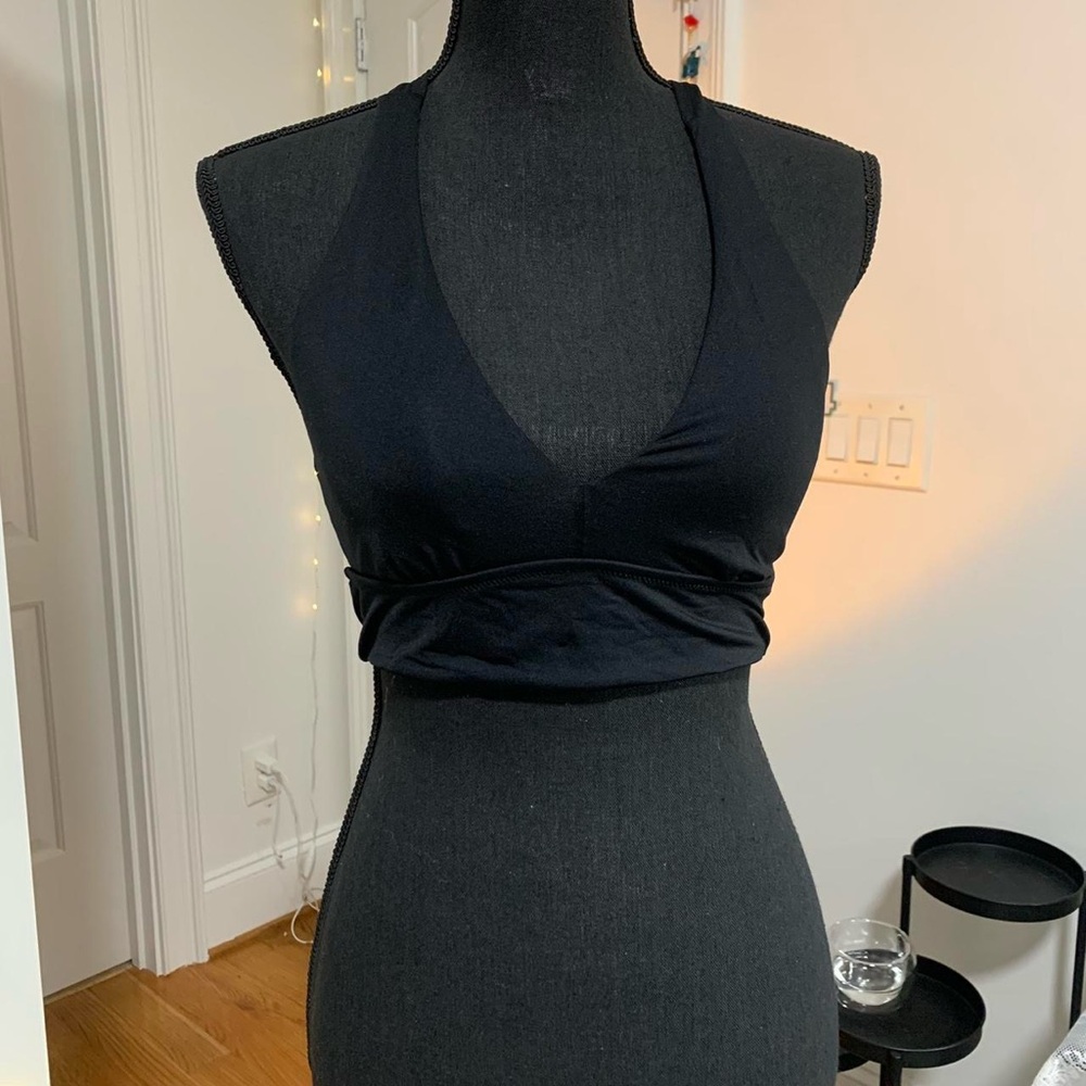 Black bikini halter Top